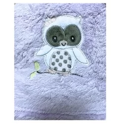 Mantita Frazada Búho Coral Fleece 76x102cm