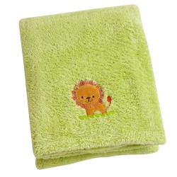 Mantita Frazada Coral Fleece Leon Nojo