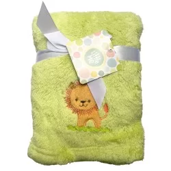 Mantita Frazada Coral Fleece Leon Nojo