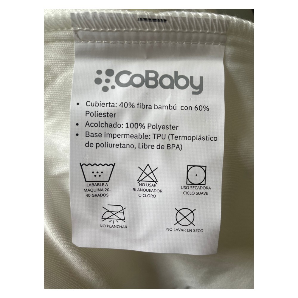 Protector de Colchon Bambú Cobaby impermeable y absorbente