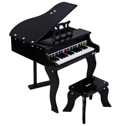 Mini piano de Cola para niños Negro