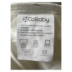 Protector de Colchon de cuna impermeable y absorbente Bambú Cobaby