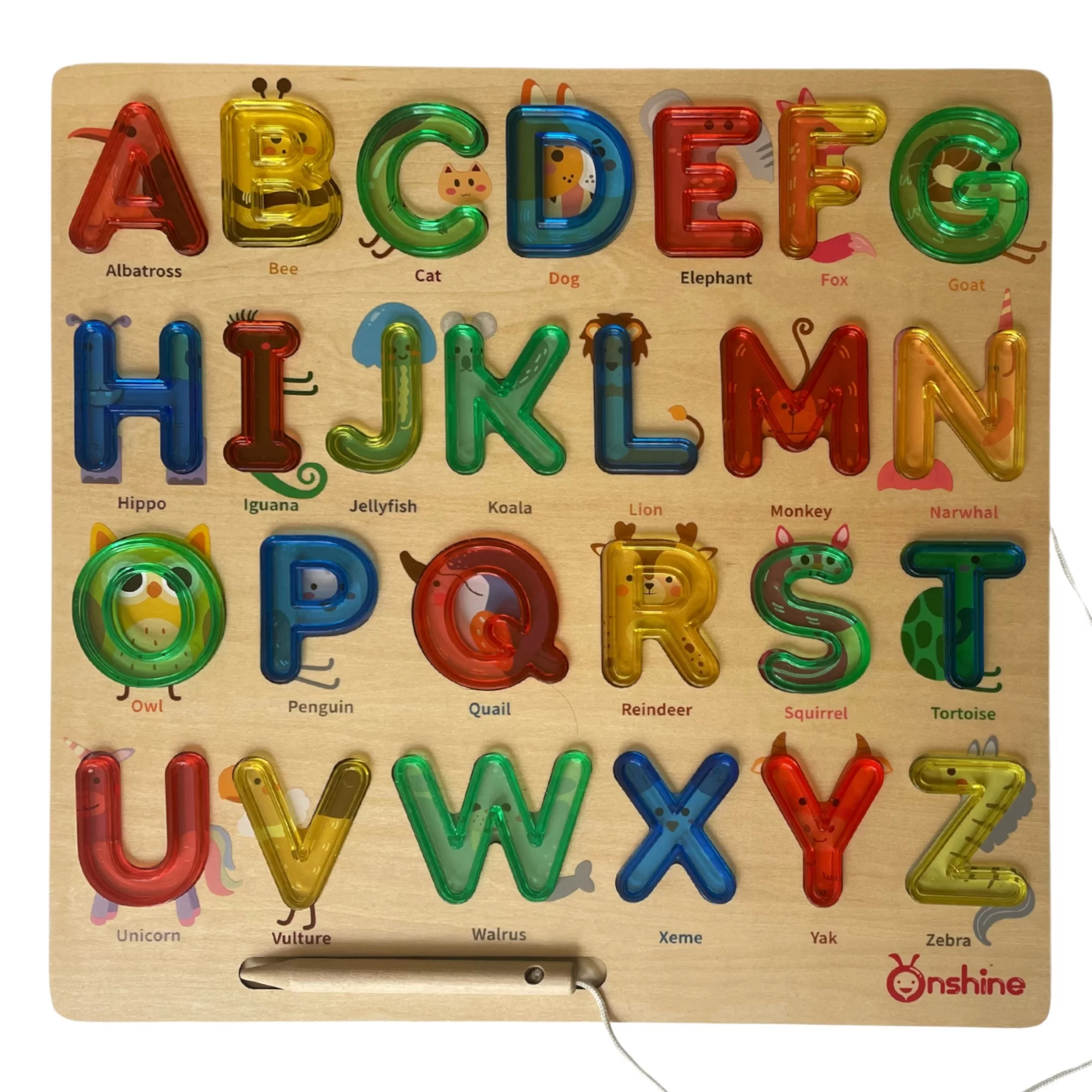 Tablero Cognitivo de abecedario