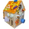 Cubo educativo Montessori casita de madera