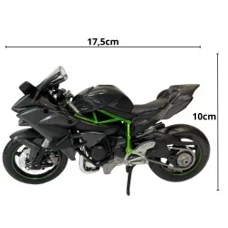 Moto Kawasaki Ninja H2R escala 1:12 colección