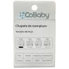 Pack 2 Chupete de repuesto mamadera Silicona Cobaby