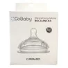 Pack 2 Chupete de repuesto mamadera Silicona Cobaby