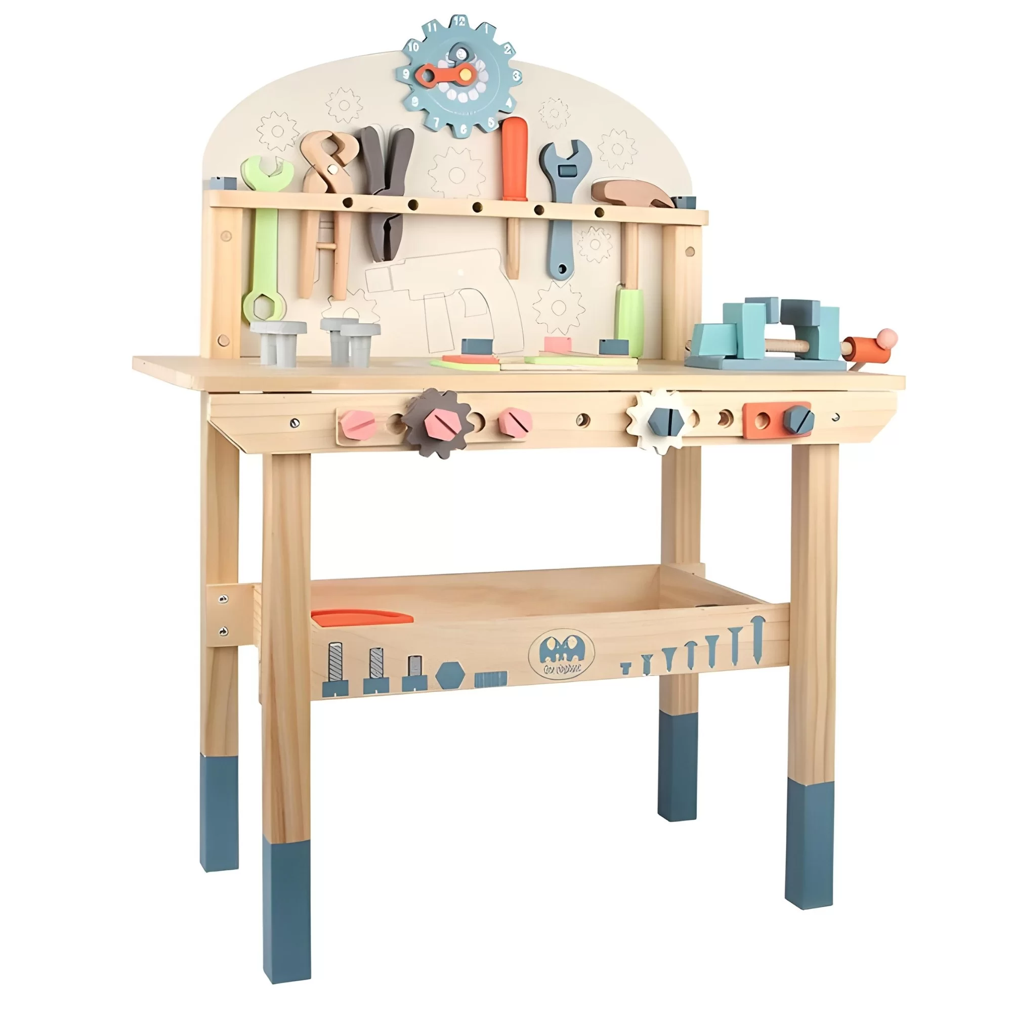 Mesa de trabajo con herramientas