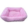 Cama Para Mascotas pequeñas Felpa Oxford rosa