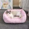 Cama Para Mascotas pequeñas Felpa Oxford rosa