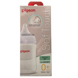Mamadera 160ml 0 a 3 meses Pigeon Softouch polipropileno