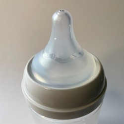 Mamadera vidrio 160ml 0 a 3 meses Pigeon Softouch