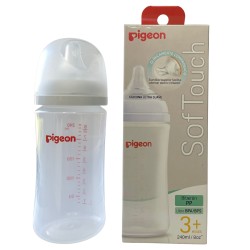Mamadera 240ml +3m Pigeon Softouch polipropileno