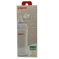 Mamadera 240ml +3m Pigeon Softouch polipropileno