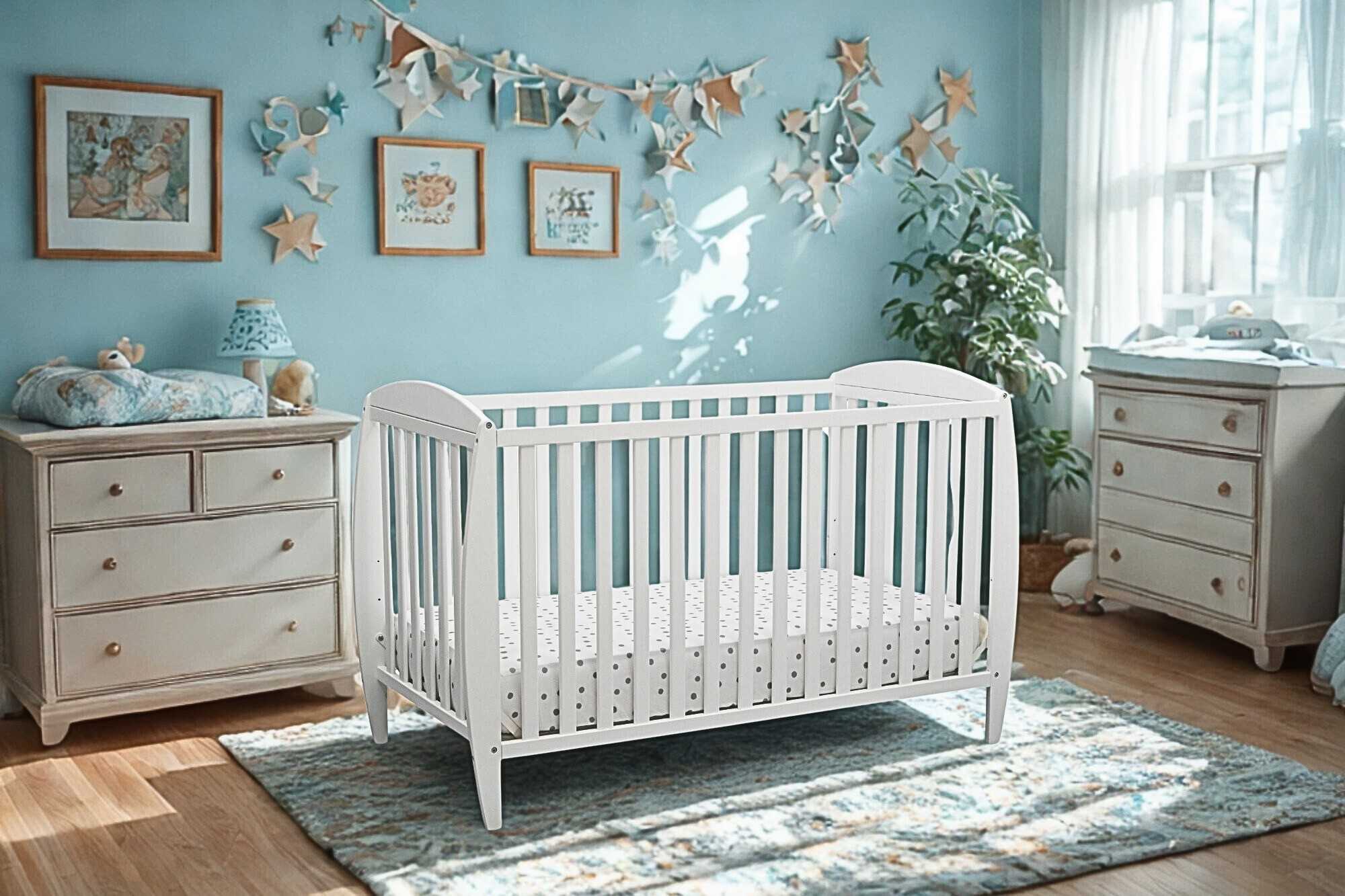 PREVENTA!! Cuna de madera 3 en 1 mahuida Blanca