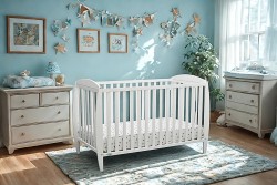 Cuna de madera 3 en 1 mahuida Blanca