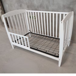 Cuna de madera 3 en 1 mahuida Blanca