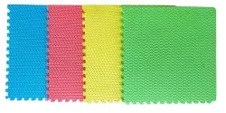 Alfombra goma eva con 4 piezas 40x40x13