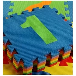 Alfombra goma eva con numeros 10 piezas goma Eva