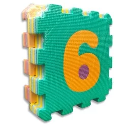 Alfombra goma eva con numeros 10 piezas goma Eva