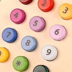 Telefono didactico de madera MONTESSORI