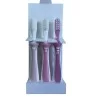 Pack 3 cepillos de dientes rosa para entrenamiento bebe