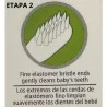Pack 3 cepillos de dientes rosa para entrenamiento bebe