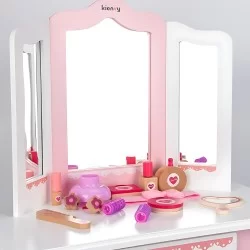 Tocador de madera para Princesas.