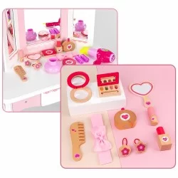 Tocador de madera para Princesas.