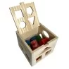 Caja Clasificadora de Formas Geométricas - Material Montessori