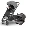 TRAVEL SYSTEM Coche UPPAbaby Cruz V3 GREYSON + SILLA NUNA URBN GRANITE