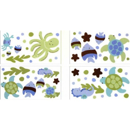 Autoadhesivos para decoracion de Muro Nojo, Sea Babies