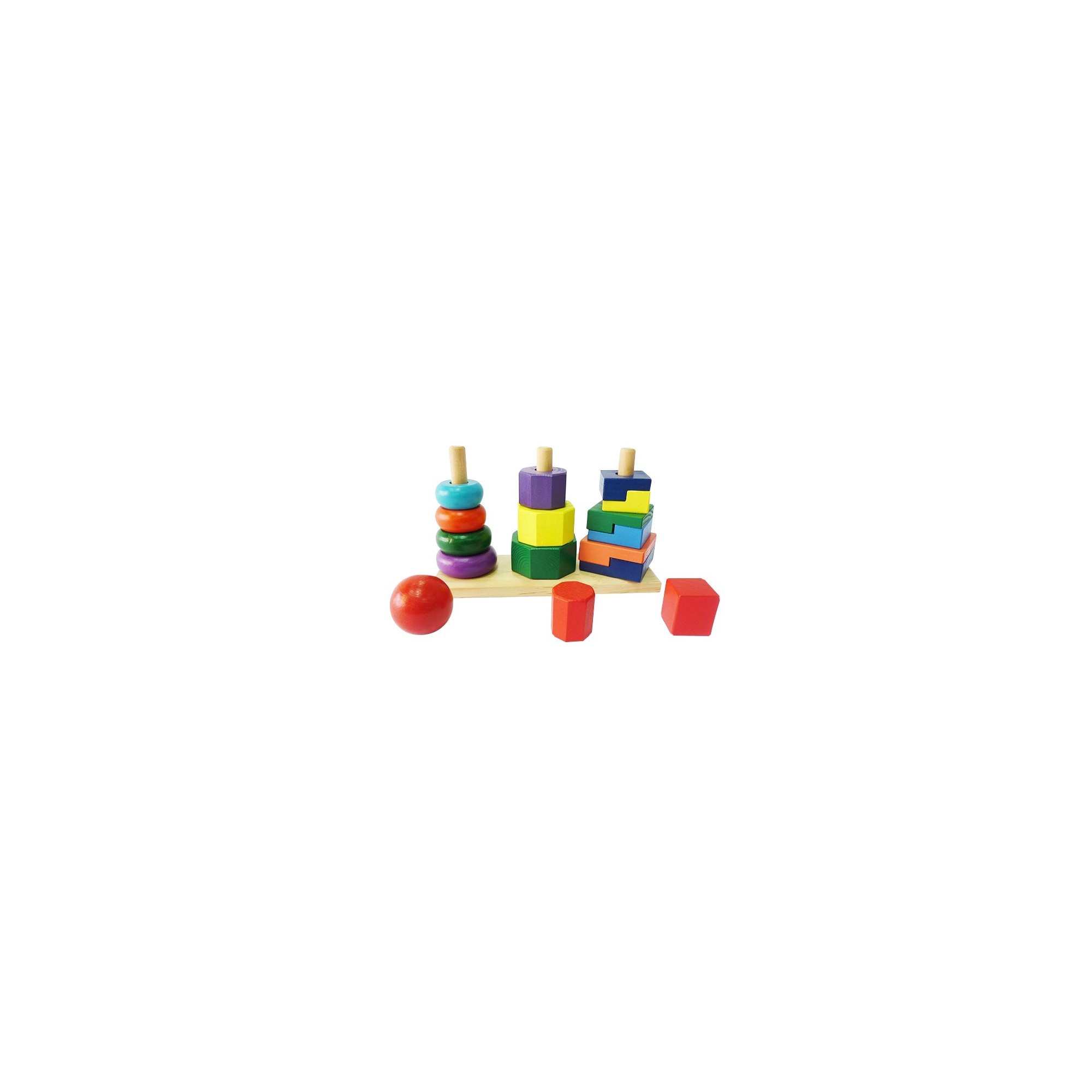 Torre de madera triple chica