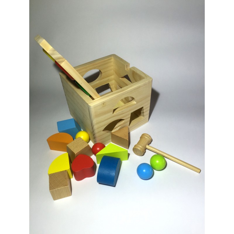 cajas didacticas de madera para niños