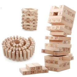 Jenga Clasico 48 piezas con numeros