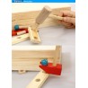 Caja de herramientas didáctica de madera