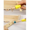 Caja de herramientas didáctica de madera