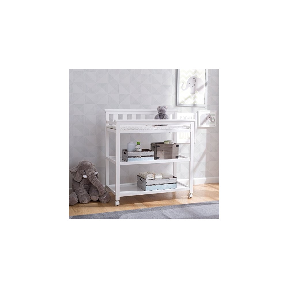 Mudador blanco liberty, Delta Children con ruedas