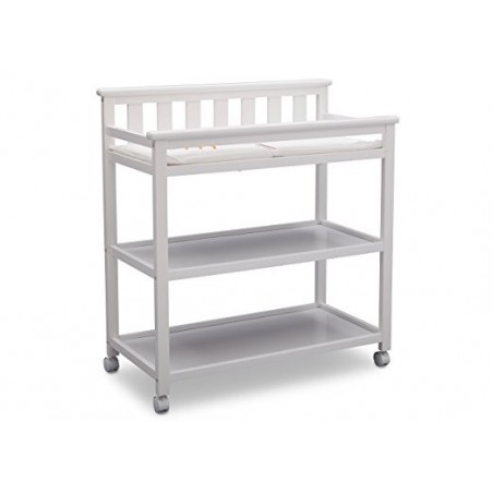 Mudador blanco liberty, Delta Children con ruedas
