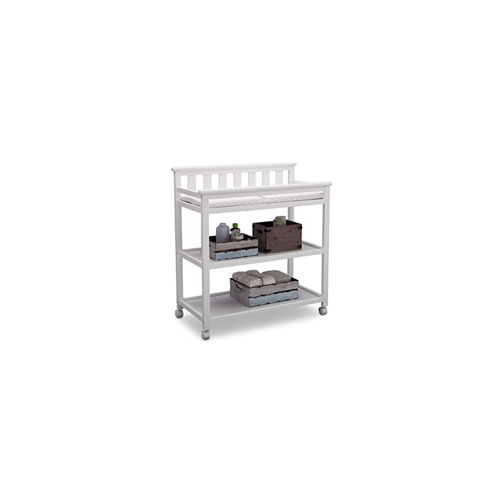Mudador blanco liberty, Delta Children con ruedas