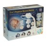 Movil Proyector 3 en 1 Infantino celeste