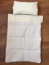 Ajuar cunas Colecho algodon Pique marfil 5 piezas para
