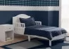 Cama de transición blanca baker, delta childrens