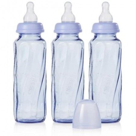 Pack 3 Mamaderas de Vidrio 240ml Evenflo Special Edition