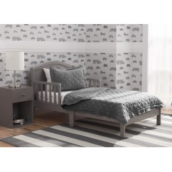 Cama de transición para niños baker, Gris