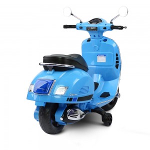 Moto Bateria Vespa celeste Bebesit