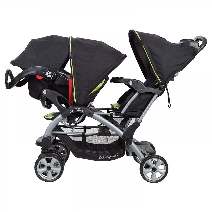 Coche baby trend Doble Hermano Mayor y menor Optic Green