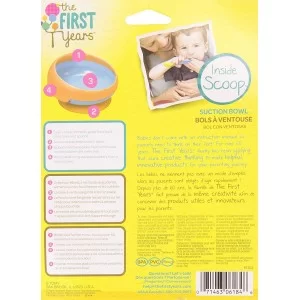 Plato con ventosa Morado The first Years