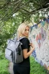 Bolso Maternal y Mochila 2 en 1Gris