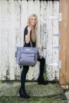 Bolso Maternal y Mochila 2 en 1Gris
